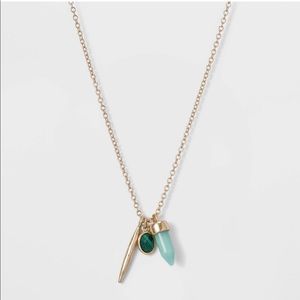 🆕Aventurine necklace with charms